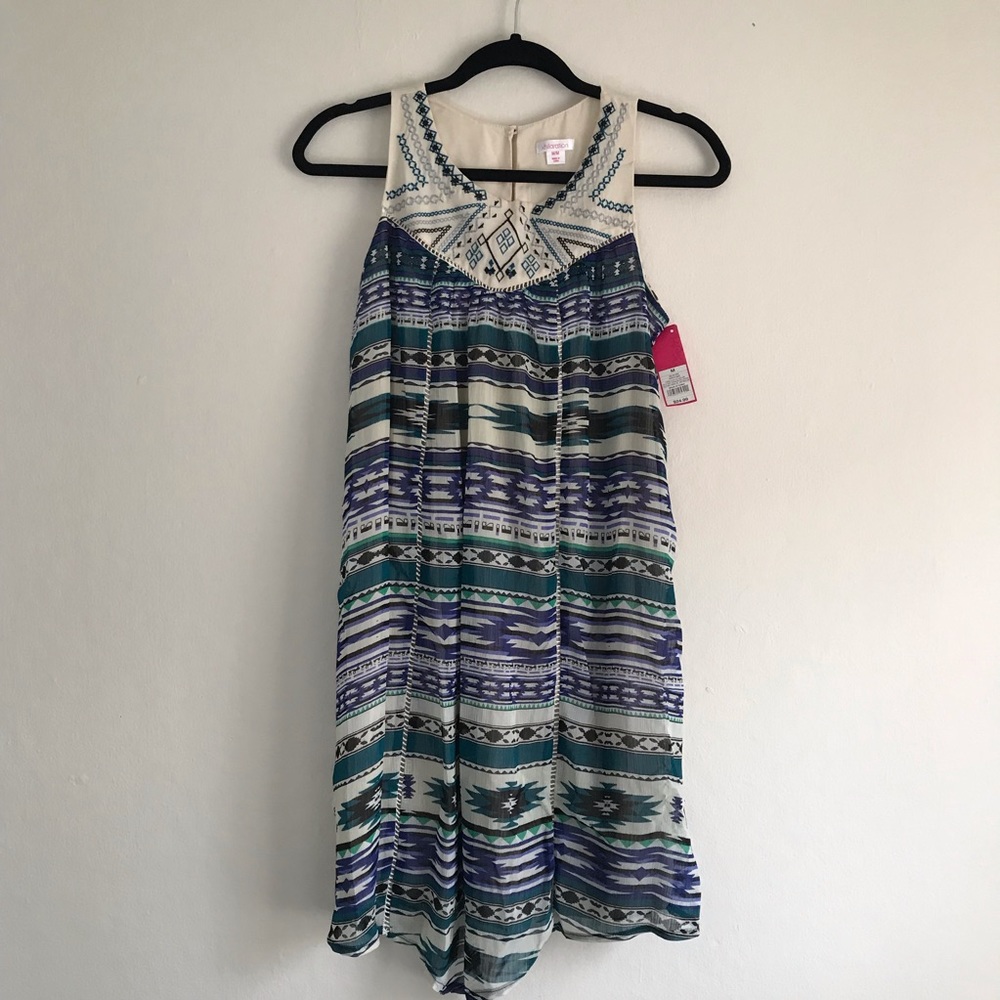 Aztec Print Dress
